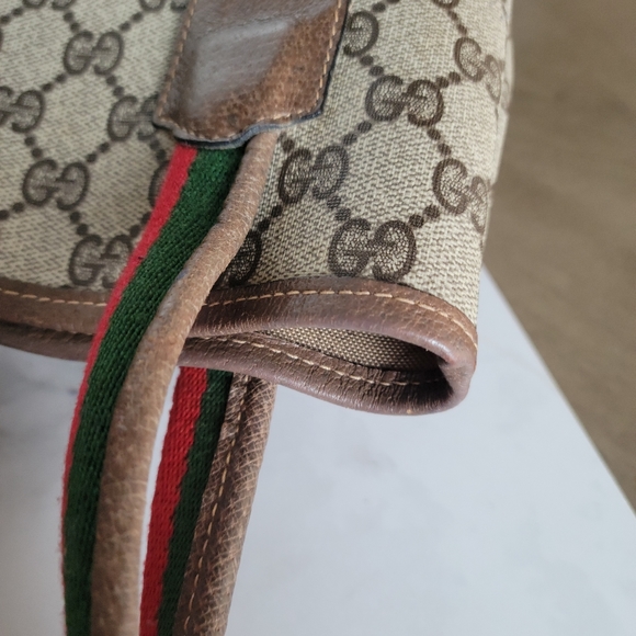 Authentic Gucci vintage GG canvas tote bag 39.02.003 (A25) - Picture 10 of 15